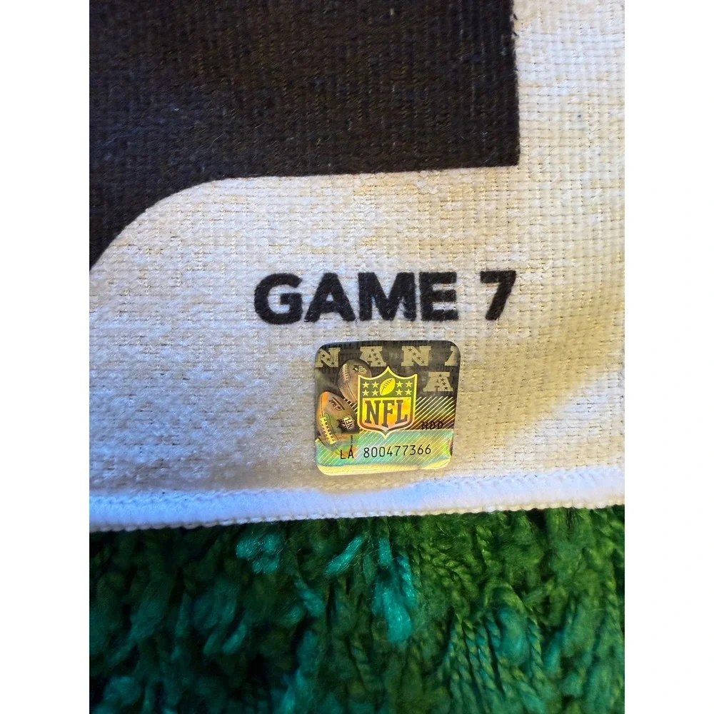 NFL Rally Towel Unisex OS White Excellent‎ Las Vegas Raiders vs Bengals 2021